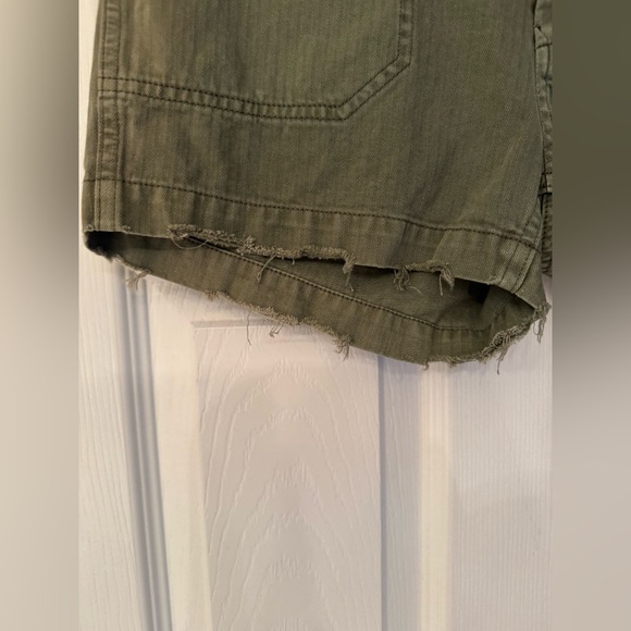 REDONE Khaki Military Army Green Women’s Mini Shorts Size 26 - Picture 8 of 13